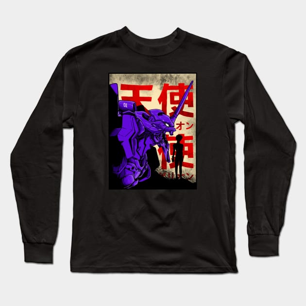 evangelion Long Sleeve T-Shirt by sober artwerk